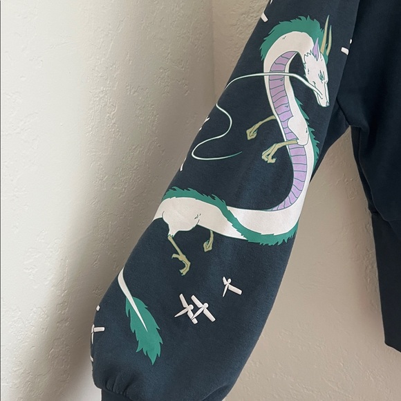 Her Universe Blue Spirited Away Sweatshirt Girls XL ( fits women's small) - Picture 3 of 11